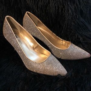 Fioni Night Formal Sparkle Shoes Silver